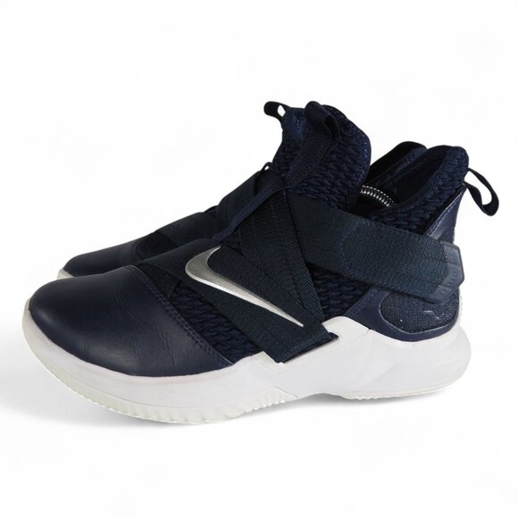 Nike LeBron Soldier 12 TB Promo 'College Navy' Youth 6.5 AT3872-406 Basketball - Picture 2 of 11